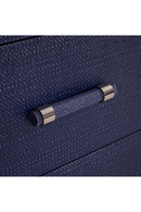 Blue Textured Rattan Bedside Table | Andrew Martin Hesta | OROA