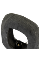 Lámpara de Mesa de Madera Negra | OROA Home Gibs | Oroa.es