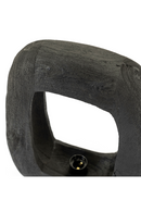 Lámpara de Mesa de Madera Negra | OROA Home Gibs | Oroa.es