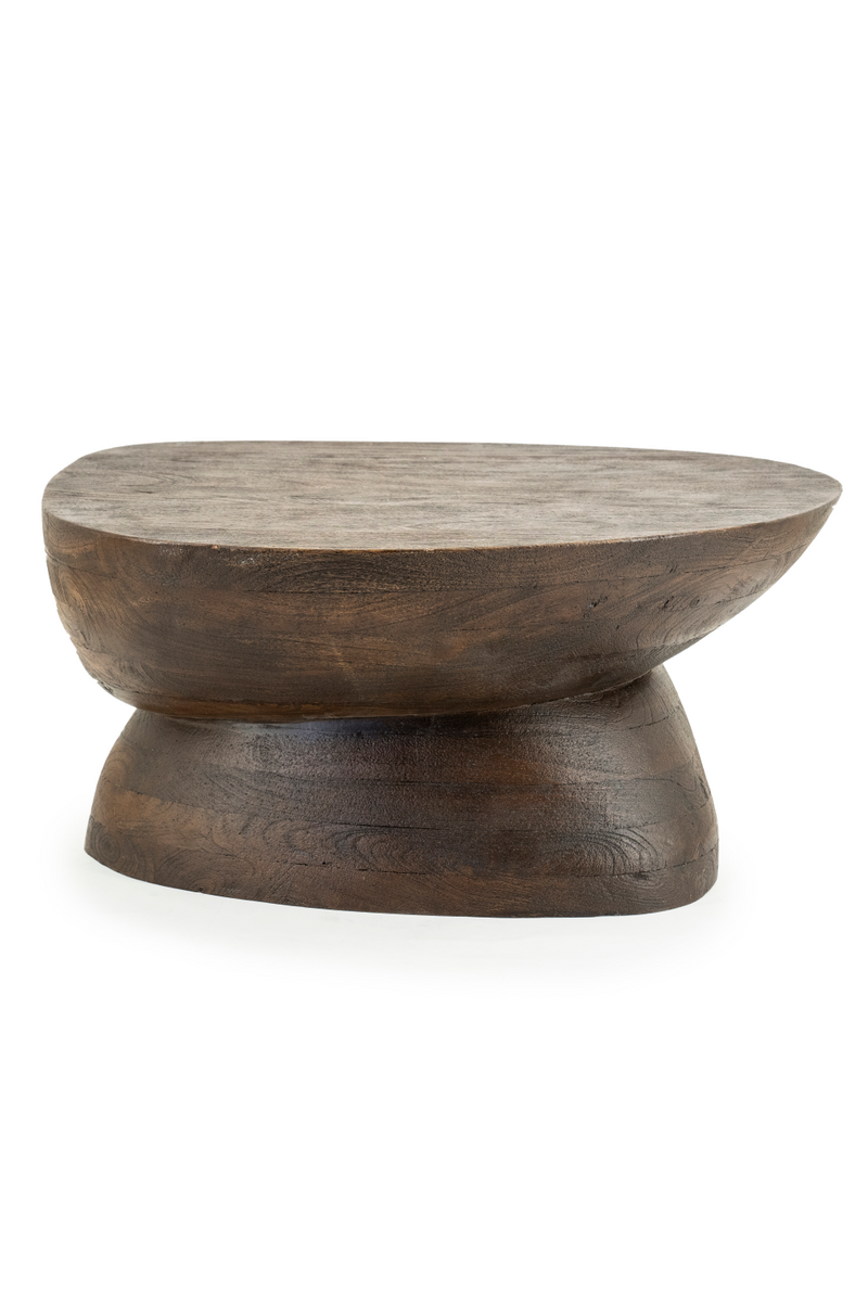 Mesa de Centro de Madera Orgánica | OROA Home Cobble | Oroa.es