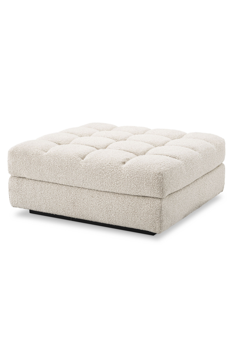 Puff Bouclé Crema | Eichholtz Dean | OROA.es