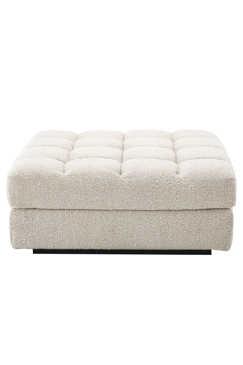 Puff Bouclé Crema | Eichholtz Dean | OROA.es