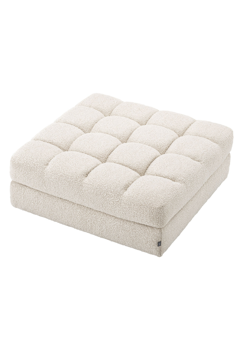 Puff Bouclé Crema | Eichholtz Dean | OROA.es