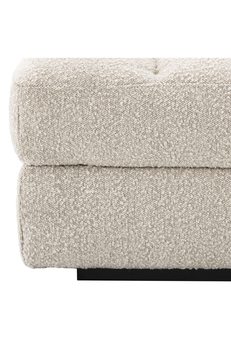 Puff Bouclé Crema | Eichholtz Dean | OROA.es