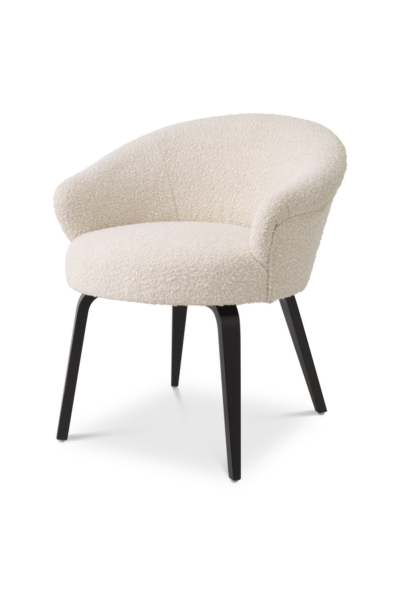 Silla de Comedor Bouclé Crema | Eichholtz Moretti | Oroa.es