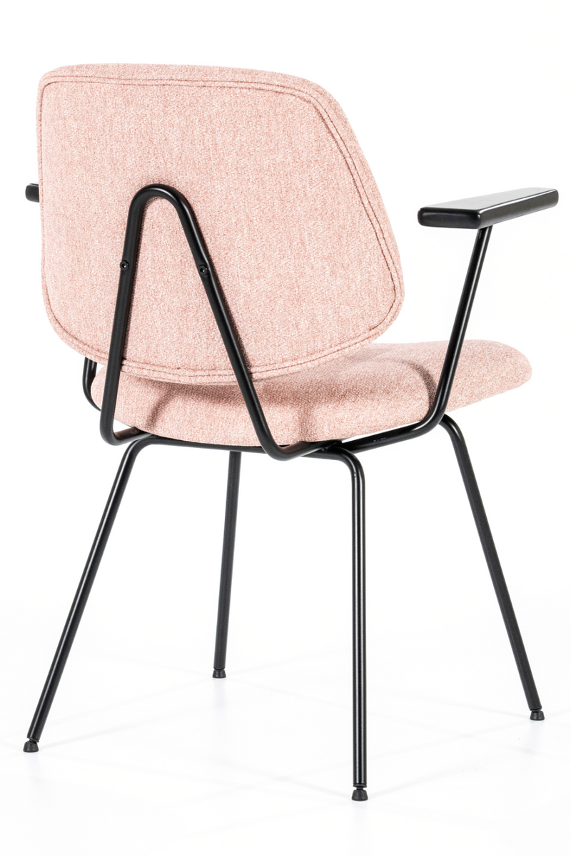 Silla de Comedor con Reposabrazos Rosa | OROA Home Lynn | Oroa.es