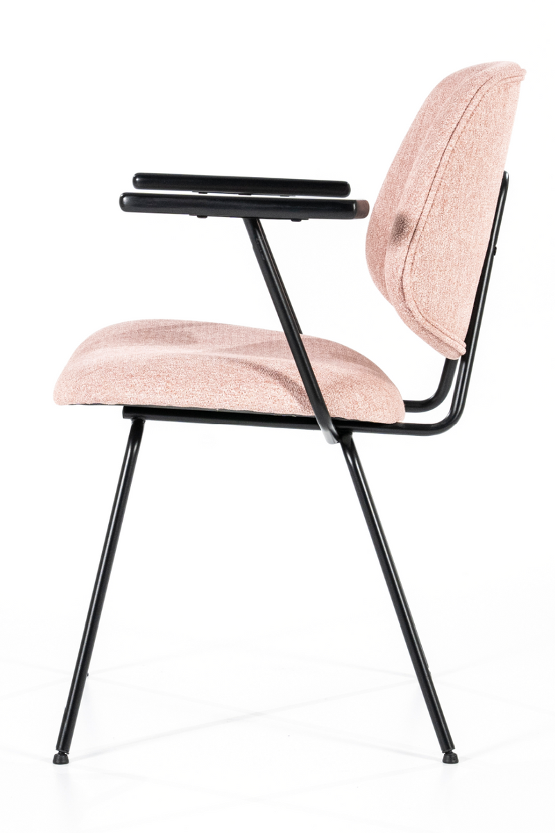 Silla de Comedor con Reposabrazos Rosa | OROA Home Lynn | Oroa.es