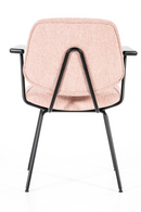 Silla de Comedor con Reposabrazos Rosa | OROA Home Lynn | Oroa.es