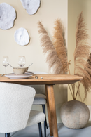 Mesa de Comedor de Teca Negra | OROA Home Tabassum | Oroa.es