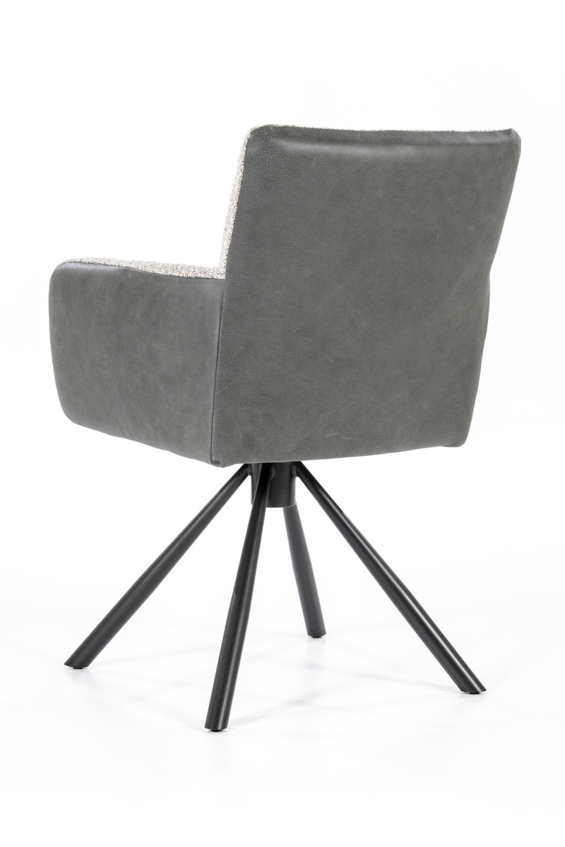 Silla de Comedor Beige Bouclé y Gris | OROA Home Sef | Oroa.es