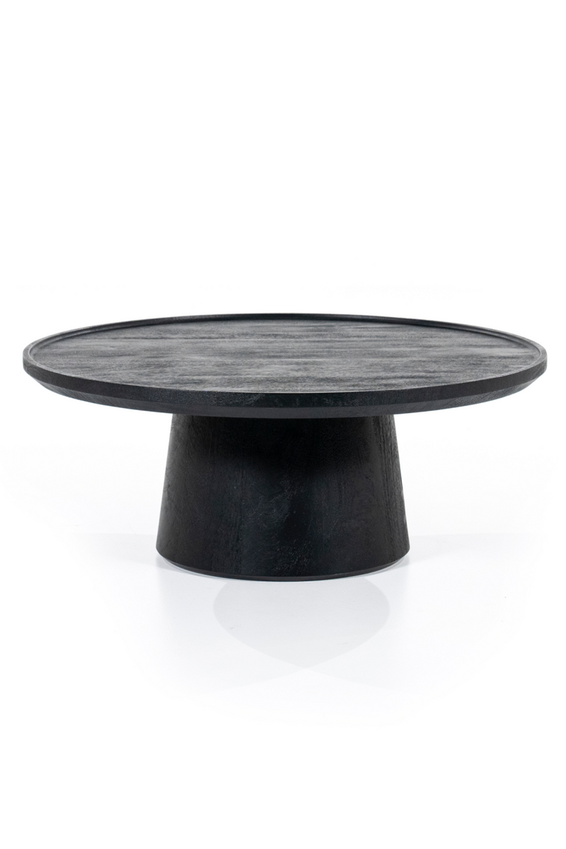  Mesa de Centro en Madera de Mango Negra | OROA Home Ron | Oroa.es