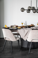 Mesa de Comedor con Pedestal de Madera S | OROA Home Aron | Oroa.es