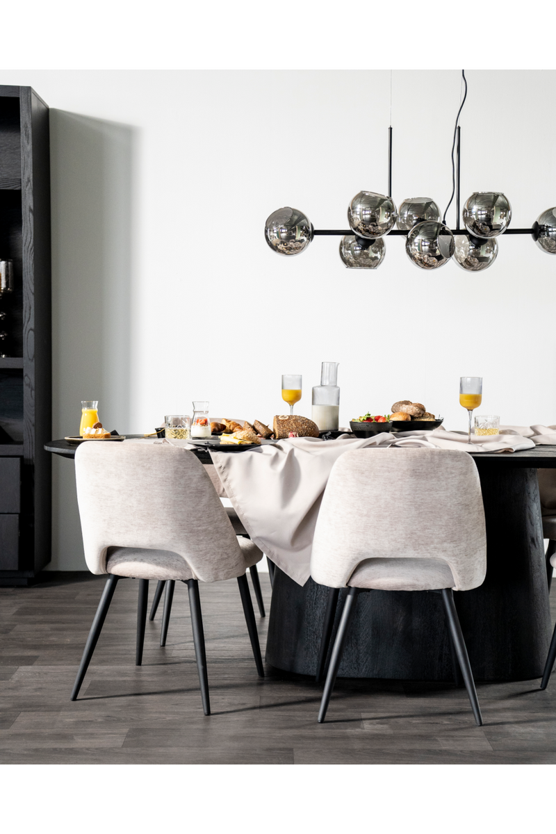 Mesa de Comedor con Pedestal de Madera L | OROA Home Aron | Oroa.es