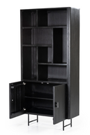 Estantería en Madera de Mango Negra | OROA Home Remi | Oroa.es