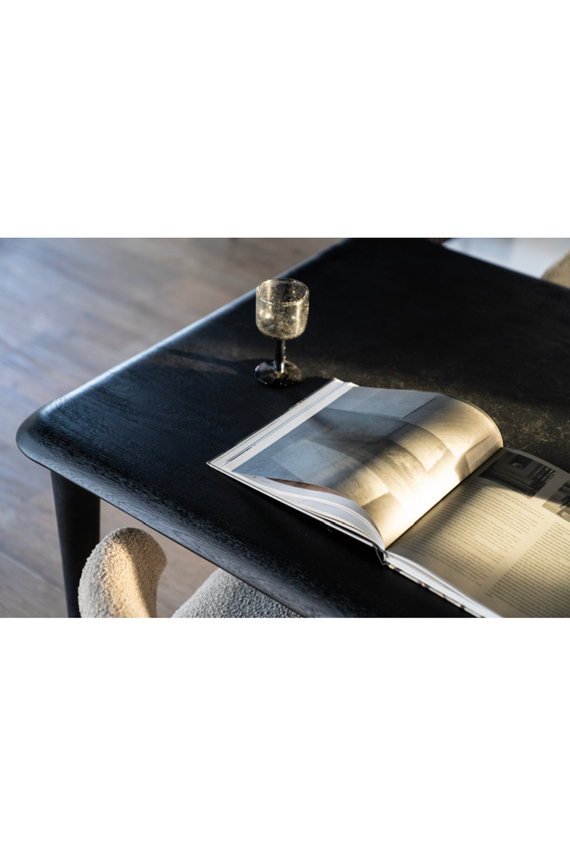 Mesa de Comedor Clásica de Madera de Mango S | OROA Home Jiska | Oroa.es