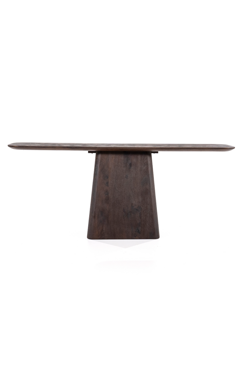 Mesa Consola con Pedestal de Madera | OROA Home Aron | Oroa.es