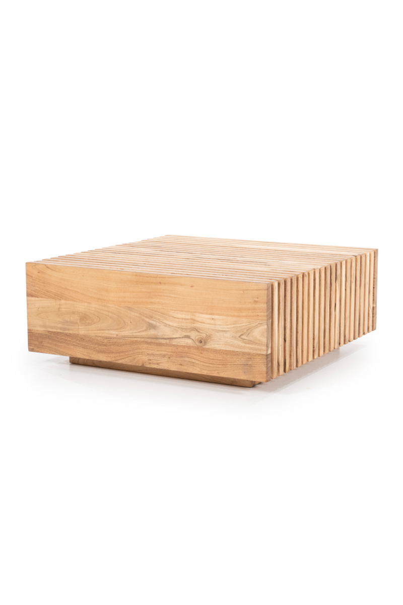 Mesa de Centro Cuadrada de Madera | OROA Home Tom | Oroa.es