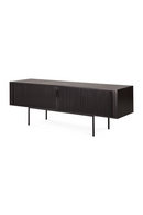 Mueble de TV de Teca Negro | Ethnicraft Roller Max | Oroa.es