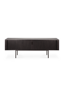 Mueble de TV de Teca Negro | Ethnicraft Roller Max | Oroa.es