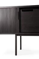 Mueble de TV de Teca Negro | Ethnicraft Roller Max | Oroa.es