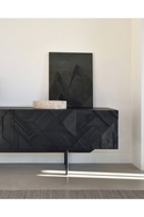 Mueble de TV de Teca Negro | Ethnicraft Graphic | Oroa.es