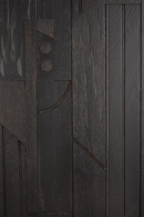 Mueble de TV de Teca Negra | Ethnicraft Mosaic | Oroa.es