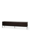 Mueble de TV de Teca Oscura | Ethnicraft Grooves | Oroa.es