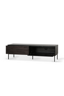 Mueble de TV de Teca Oscura | Ethnicraft Grooves | Oroa.es