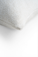 Cojín de Exterior Cuadrado Bouclé Light | Ethnicraft White Structure | Oroa.es