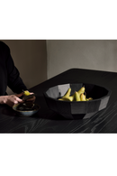 Bol Moderno de Caoba Negro| Ethnicraft Striped | Oroa.es