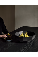 Bol Moderno de Caoba Negro| Ethnicraft Striped | Oroa.es