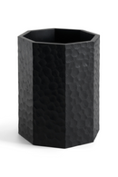 Papelera de Caoba Barnizada Negra | Ethnicraft Chopped | Oroa.es