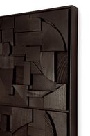 Arte Mural Rectangular de Madera | Ethnicraft Bricks | Oroa.es