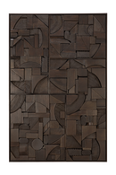 Arte Mural Rectangular de Madera | Ethnicraft Bricks | Oroa.es