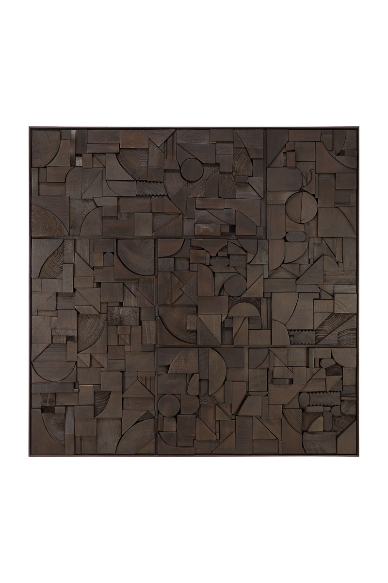 Arte Mural Puzzle Cuadrado | Ethnicraft Bricks | Oroa.es