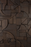 Arte Mural Rectangular de Madera | Ethnicraft Bricks | Oroa.es
