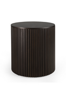 Mesa Auxiliar Marrón con Almacenamiento de Caoba | Ethnicraft Roller Max | Oroa.es