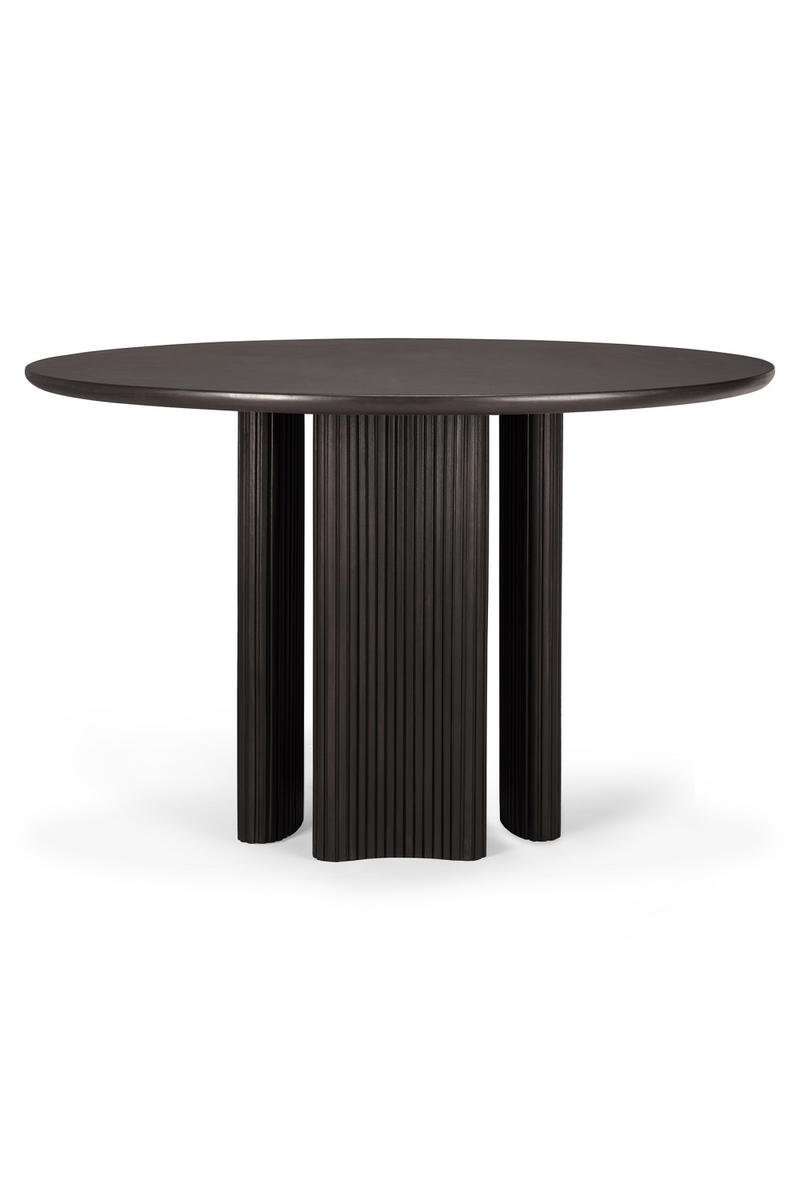 Mesa de Comedor de Caoba Marrón | Ethnicraft Roller Max | Oroa.es