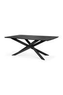 Mesa de Comedor Rectangular de Roble Negro | Ethnicraft Mikado | Oroa.es