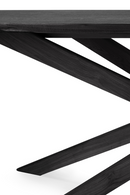 Mesa de Comedor Rectangular de Roble Negro | Ethnicraft Mikado | Oroa.es