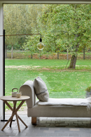 Mesa Auxiliar Redonda con Patas Cruzadas | Ethnicraft Mikado | Oroa.es