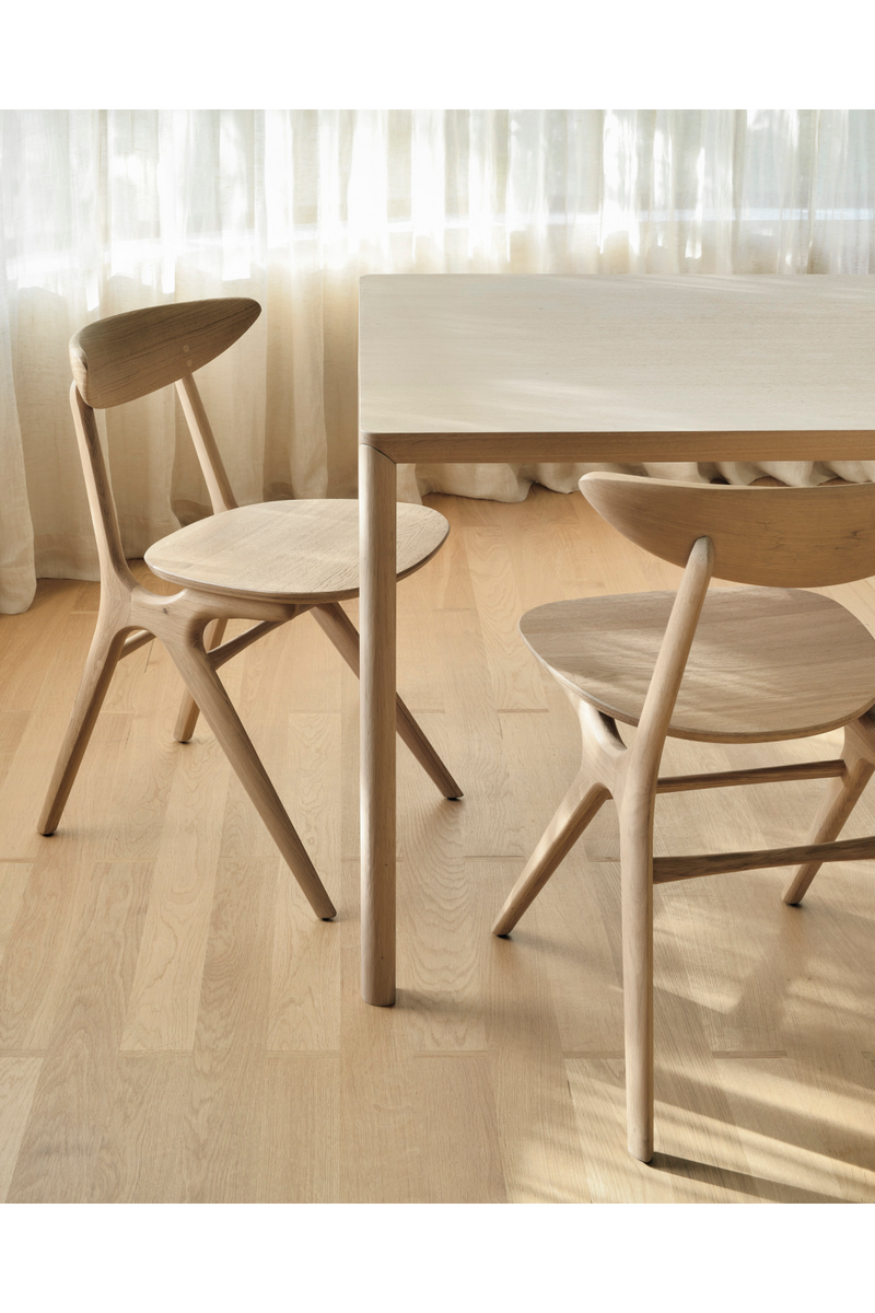 Silla de Comedor de Roble Natural | Ethnicraft Eye | Oroa.es