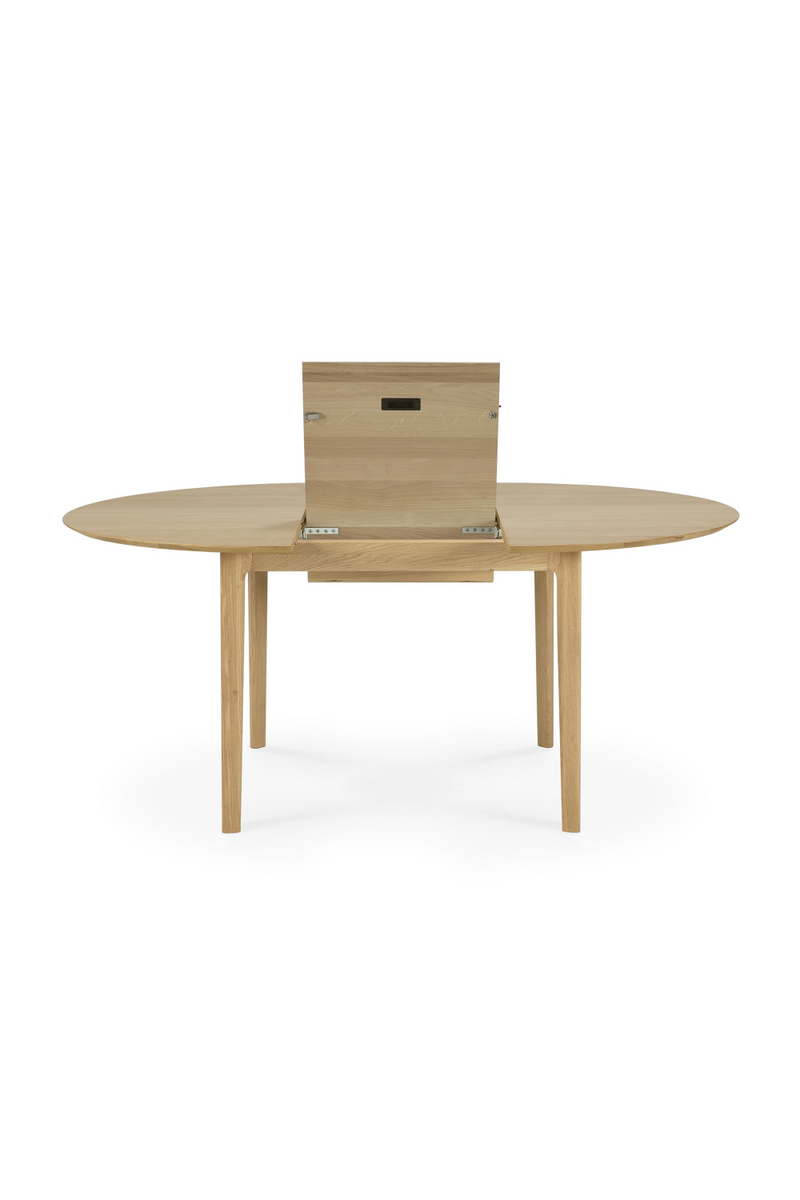 Mesa de Comedor Extensible Redonda | Ethnicraft Bok | Oroa.es