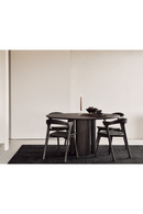 Silla de Comedor Clásica de Roble Barnizada | Ethnicraft Bok | Oroa.es