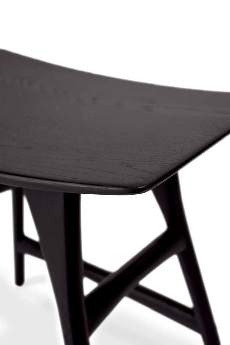 Taburete de Comedor de Roble Negro | Ethnicraft Osso | Oroa.es