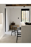 Taburete de Encimera Clásico de Roble Negro | Ethnicraft Osso | Oroa.es