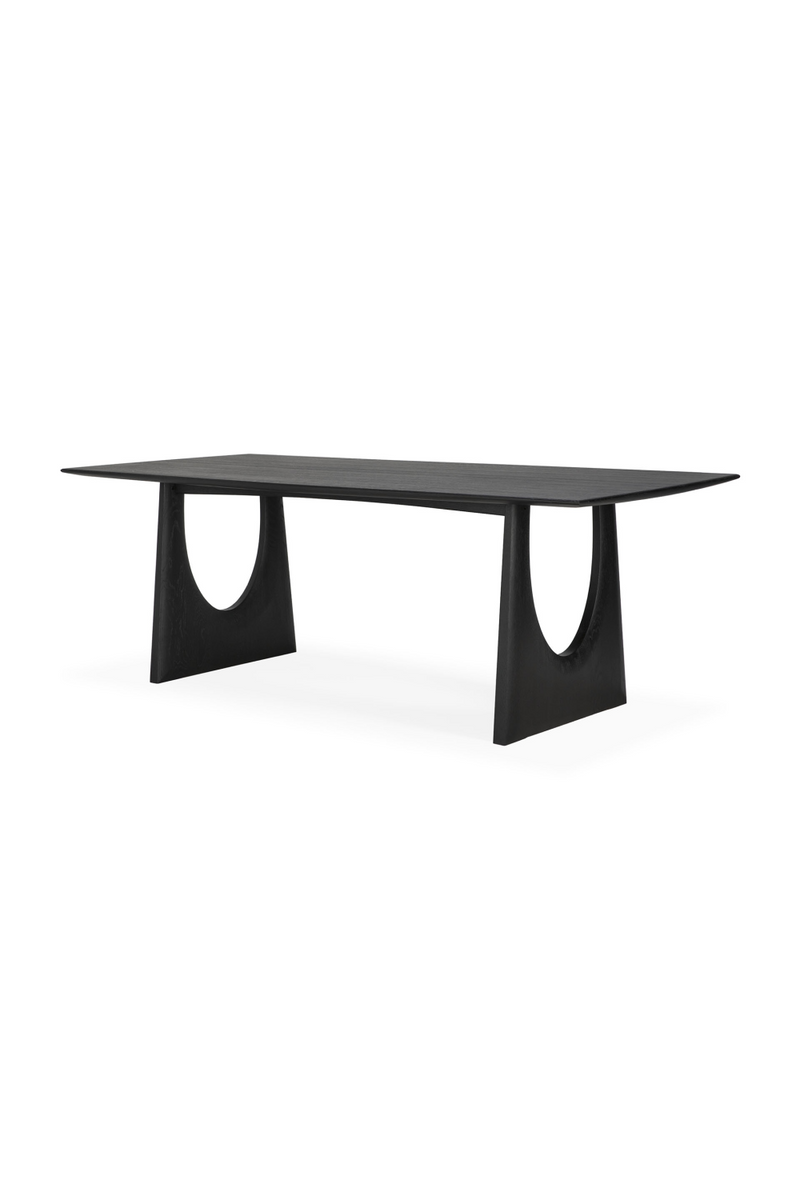 Mesa de Comedor Moderna de Roble Negro | Ethnicraft Geometric | Oroa.es