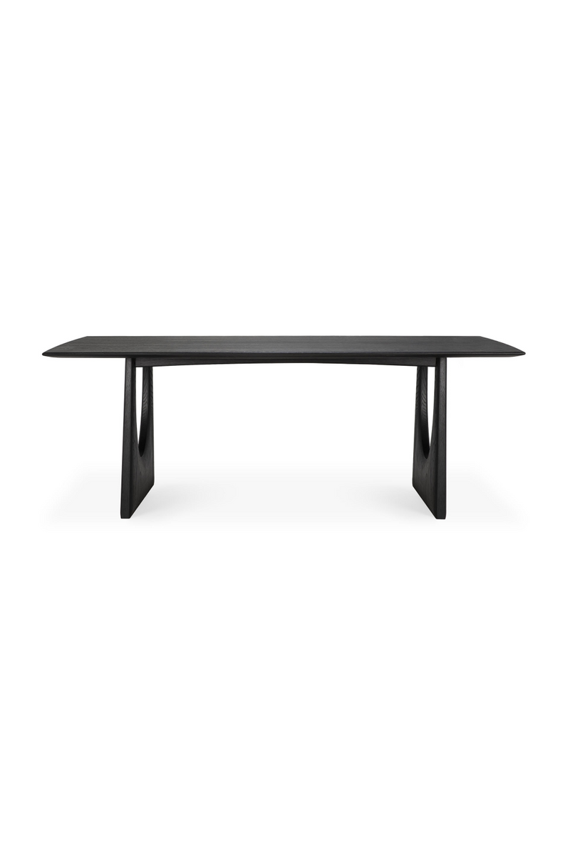 Mesa de Comedor Moderna de Roble Negro | Ethnicraft Geometric | Oroa.es