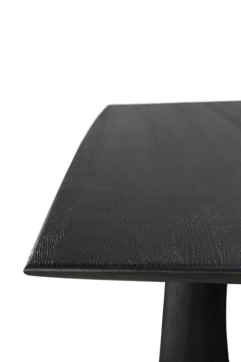 Mesa de Comedor Moderna de Roble Negro | Ethnicraft Geometric | Oroa.es