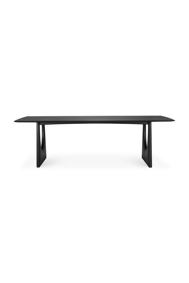 Mesa de Comedor Moderna de Roble Negro | Ethnicraft Geometric | Oroa.es